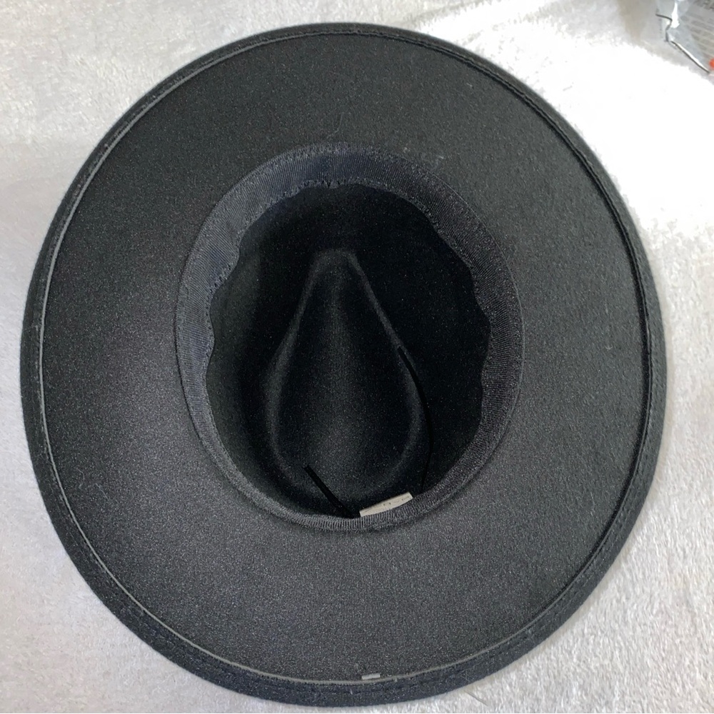 Rue21 Women OSFM Cowgirl Hat Black Belted Style Polyester Lightweight Casual Fun - Picture 7 of 11